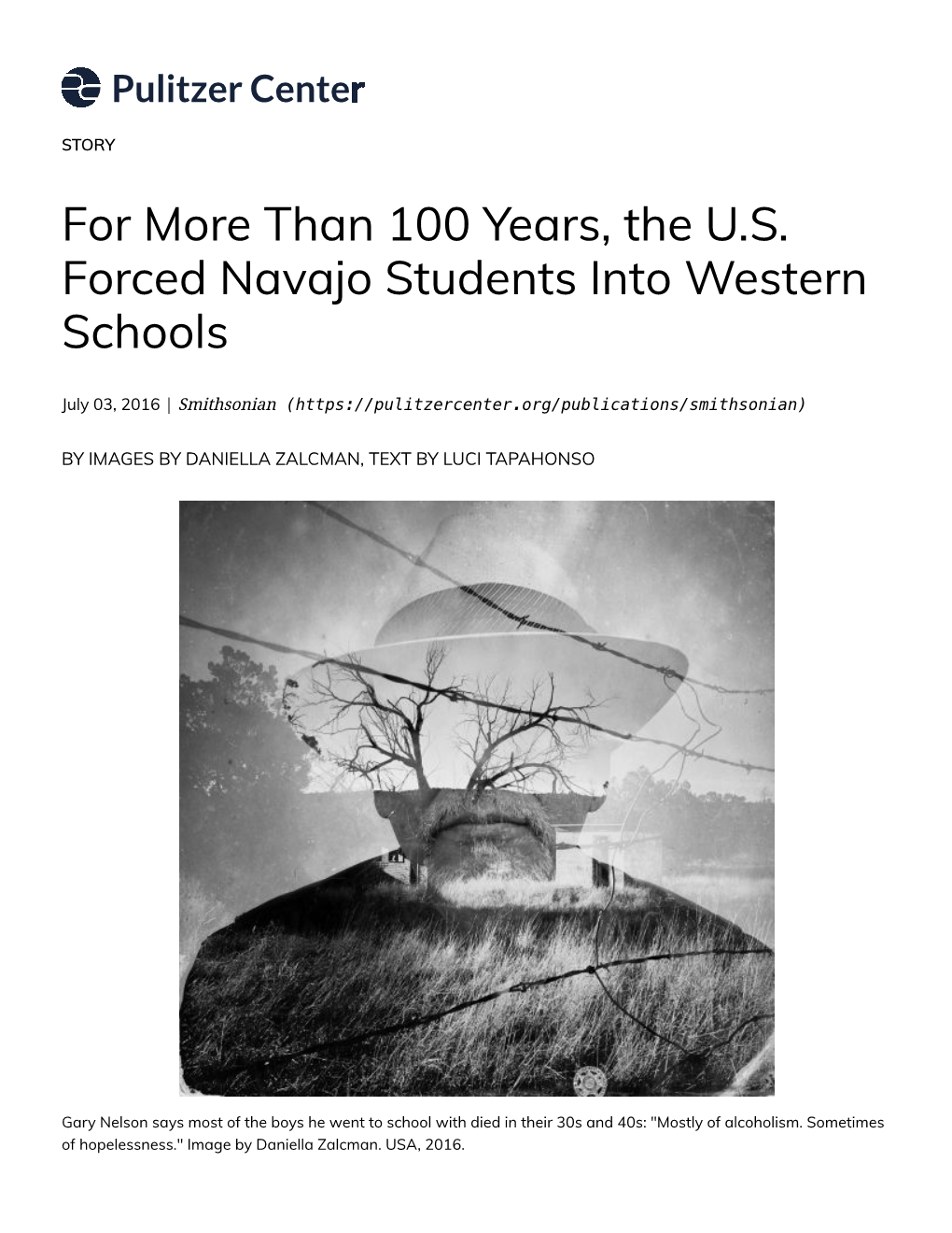 For More Than 100 Years, the U.S. Forced Navajo Students Into Western Schools