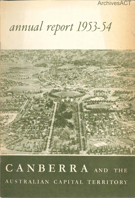 Canberra and the Australian Capital Territory : Annual Report 1953-54