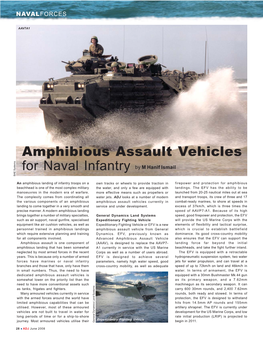 Amphibious Assault Vehicles for Naval Infantry by M Hanif Ismail BAE Systems