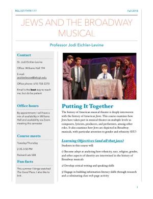 Jews and the Broadway Musical