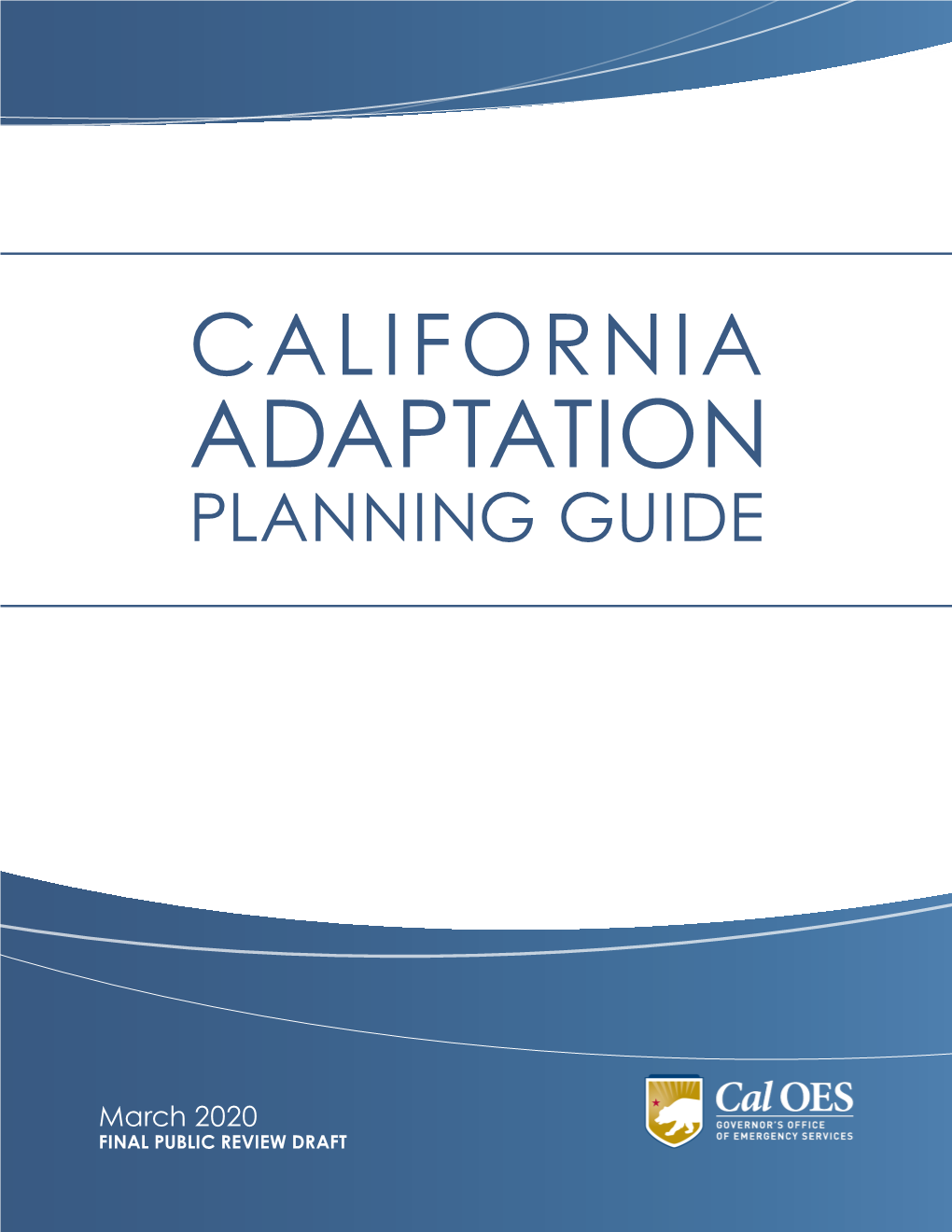 California Adaptation Planning Guide