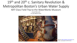 EC.715 D-Lab: Water, Sanitation, and Hygiene, Lecture