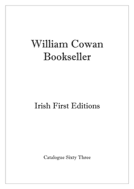 William Cowan Bookseller