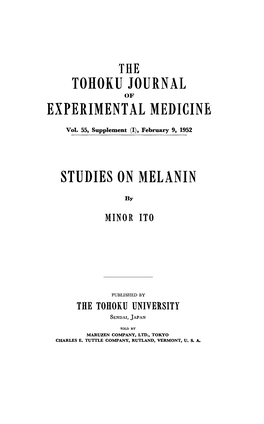 Studies on Melanin