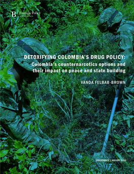 Detoxifying Colombia's Drug Policy
