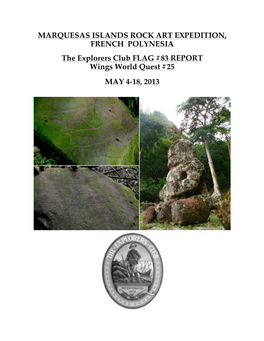 Marquesas Islands Rock Art Expedition, French Polynesia