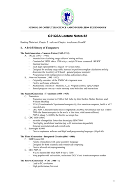 G51CSA Lecture Notes #2