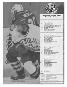 2002-03 MIH Media Guide