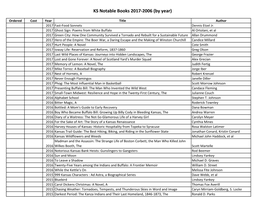 KS Notable Books 2017-2006 (By Year)