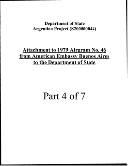 Department of State Argentina Project (S200000044)