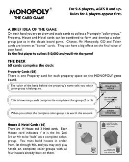 Monopoly Rules for 4 Players Appear First
