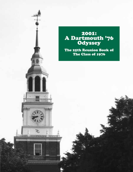 A Dartmouth '76 Odyssey