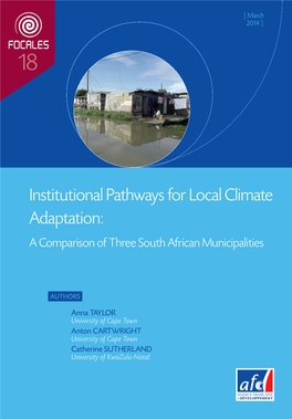 Institutional Pathways for Local Climate Adaptation