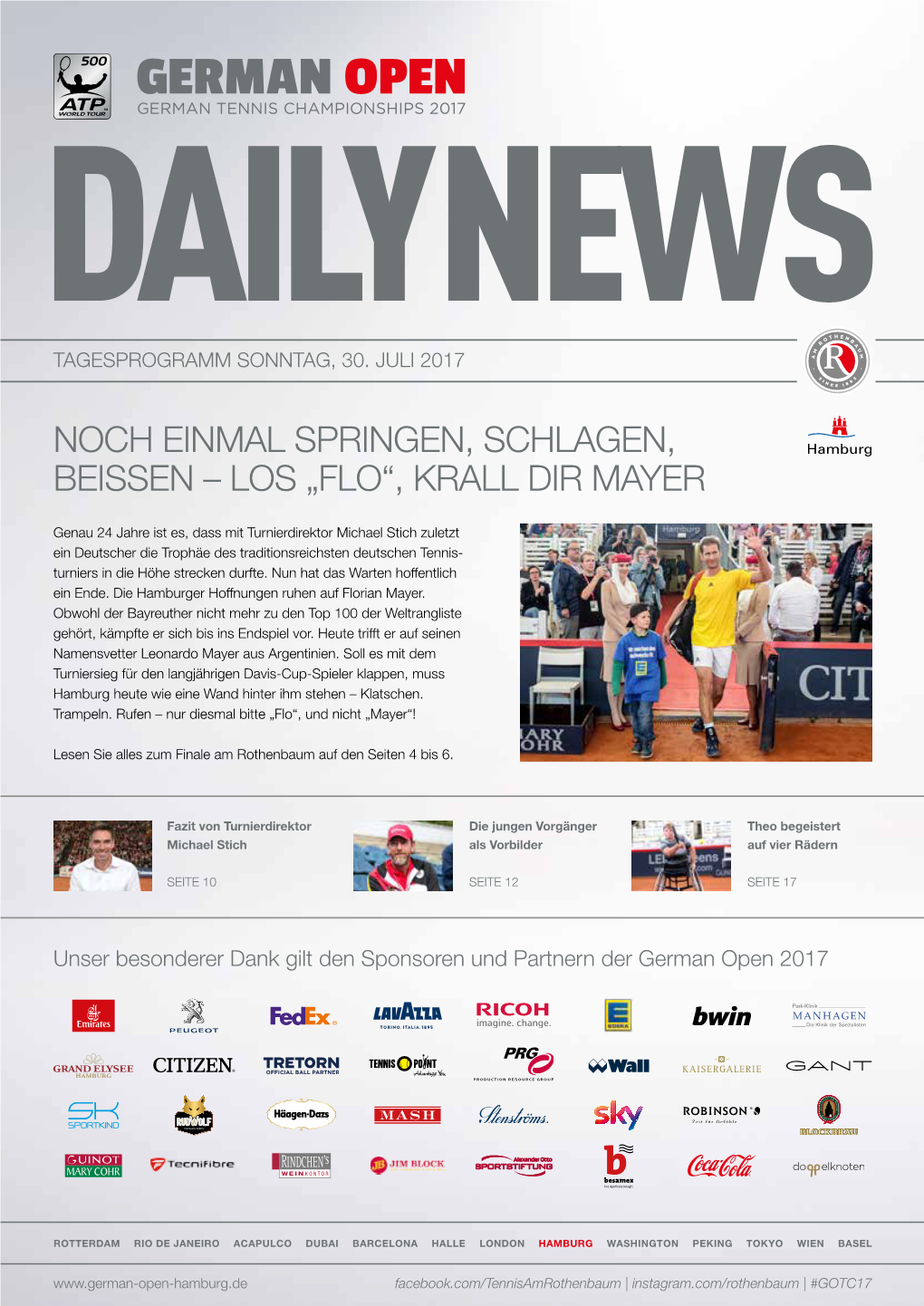 German Open News Vom Sonntag Hier Weiterlesen