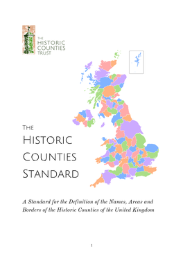 The Historic Counties Standard