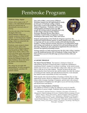 Pembroke Program