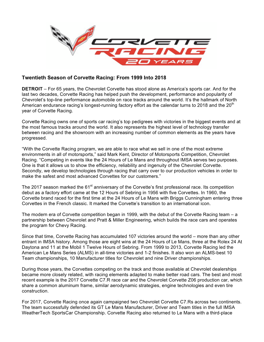 3-History of Corvette Racing