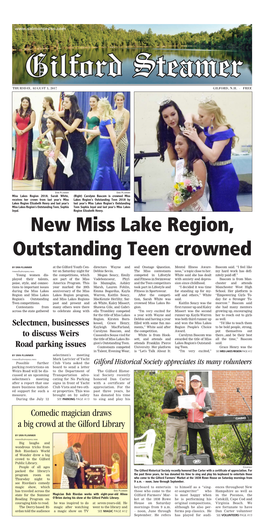 New Miss Lake Region, Outstanding Teen Crowned
