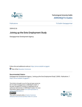 Joining up the Dots Employment Study