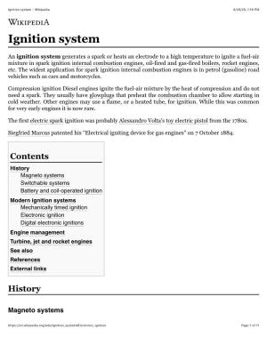 Ignition System - Wikipedia 8/28/20, 1�16 PM