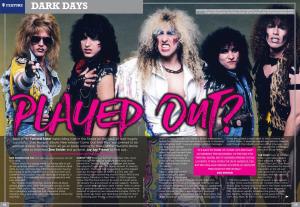 DARK DAYS Twisted Sister Photographed at the Time of ‘Come out and Play’ in 1985