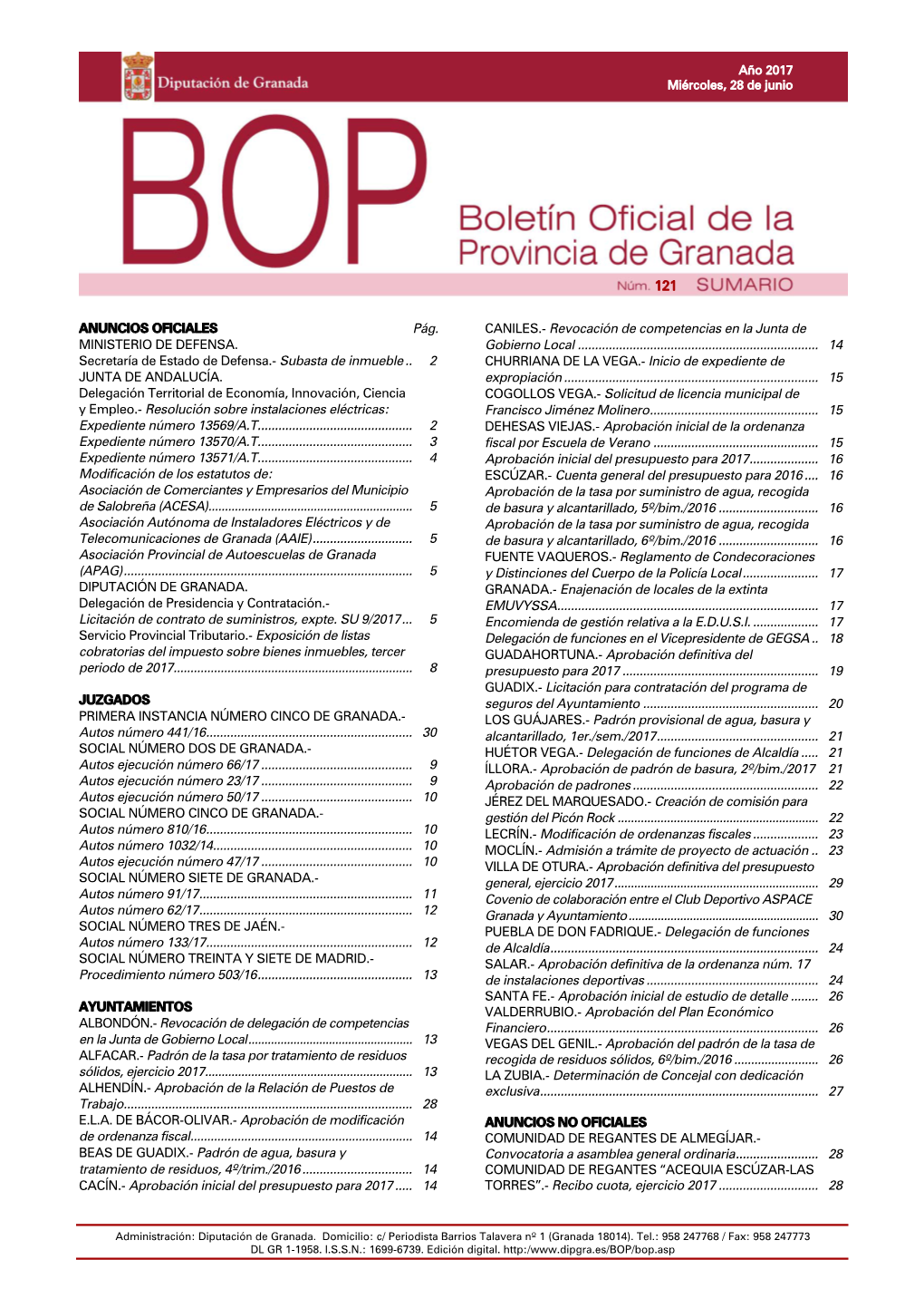 BOP 121, Mi.Rcoles 28 De Junio.Qxd