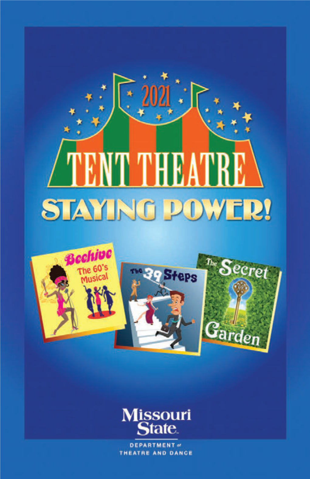 Tent Theatre 2021 Playbill