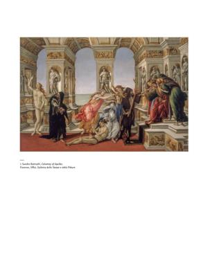 ___1 Sandro Botticelli, Calumny of Apelles. Florence, Uffizi, Galleria