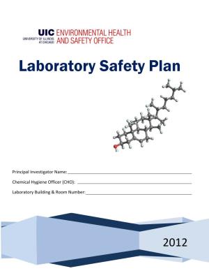 Laboratory Safety Plan