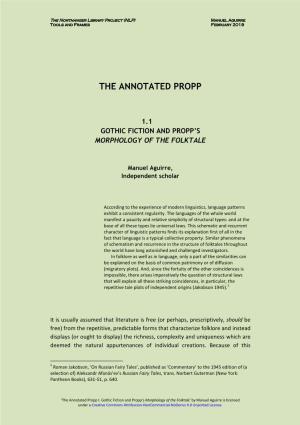 1. the Annotated Propp