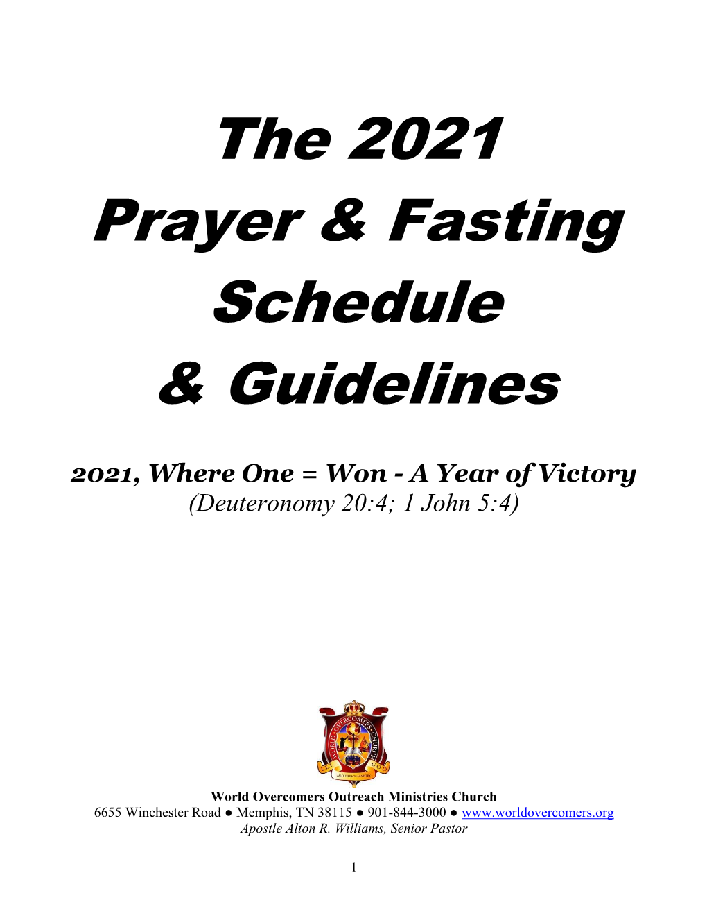 Prayer & Fasting Guide