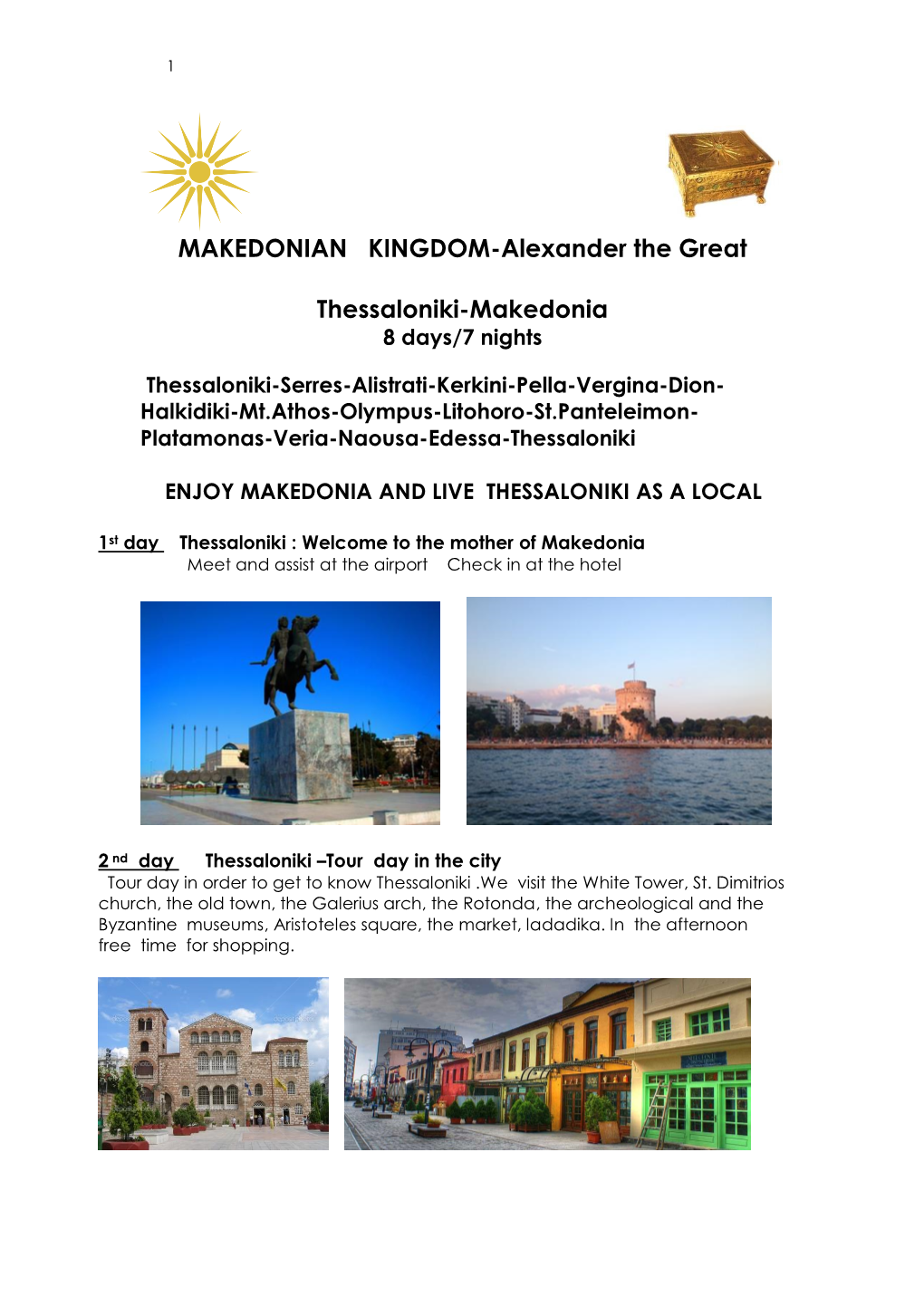 MAKEDONIAN KINGDOM-Alexander the Great Thessaloniki-Makedonia