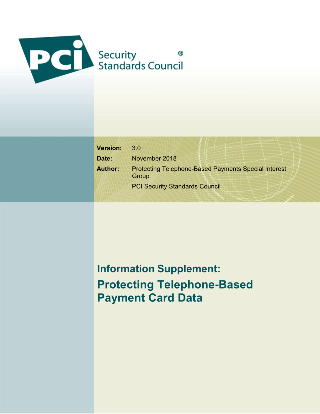 Protecting Telephone-Based Payment Card Data