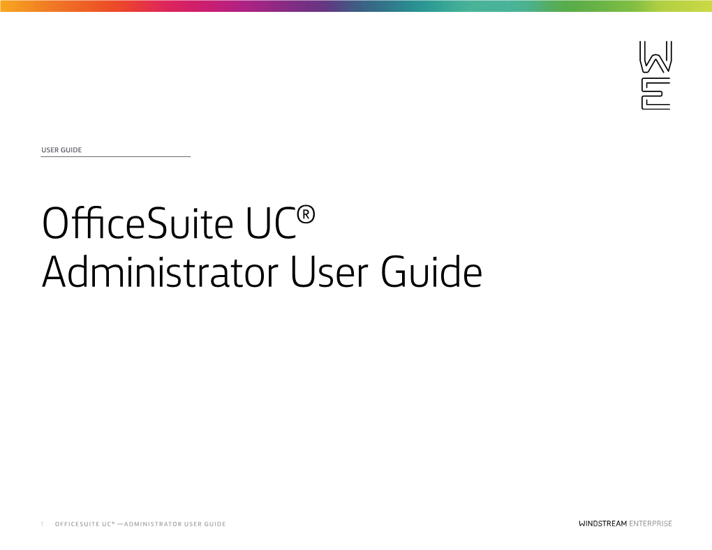 Officesuite UC® Administrator User Guide