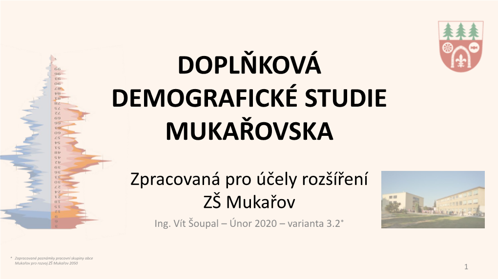 Doplňková Demografická Studie 2020