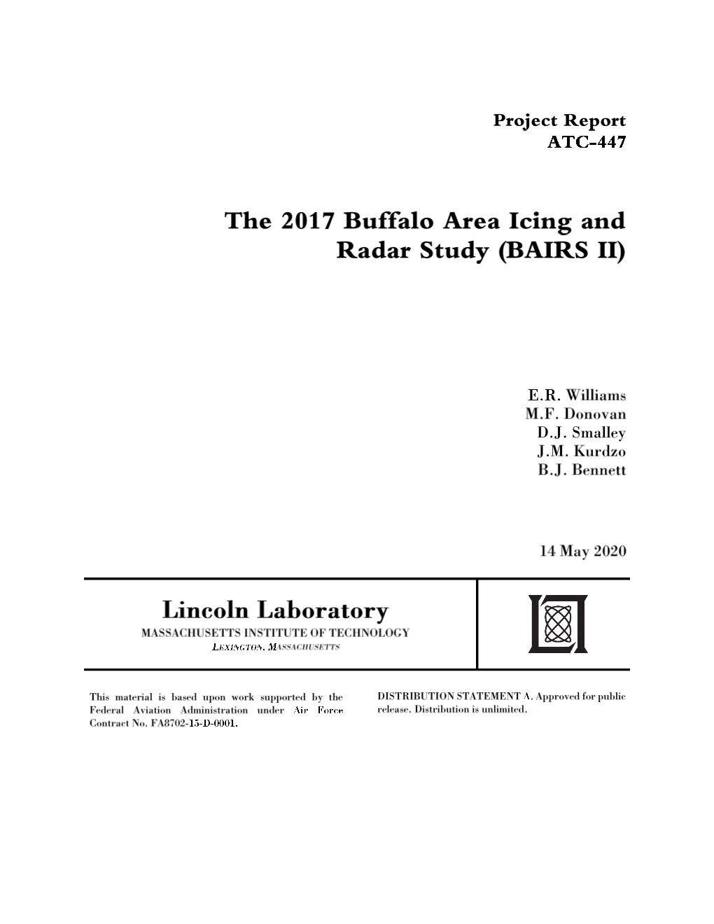 The 2017 Buffalo Area Icing and Radar Study (BAIRS