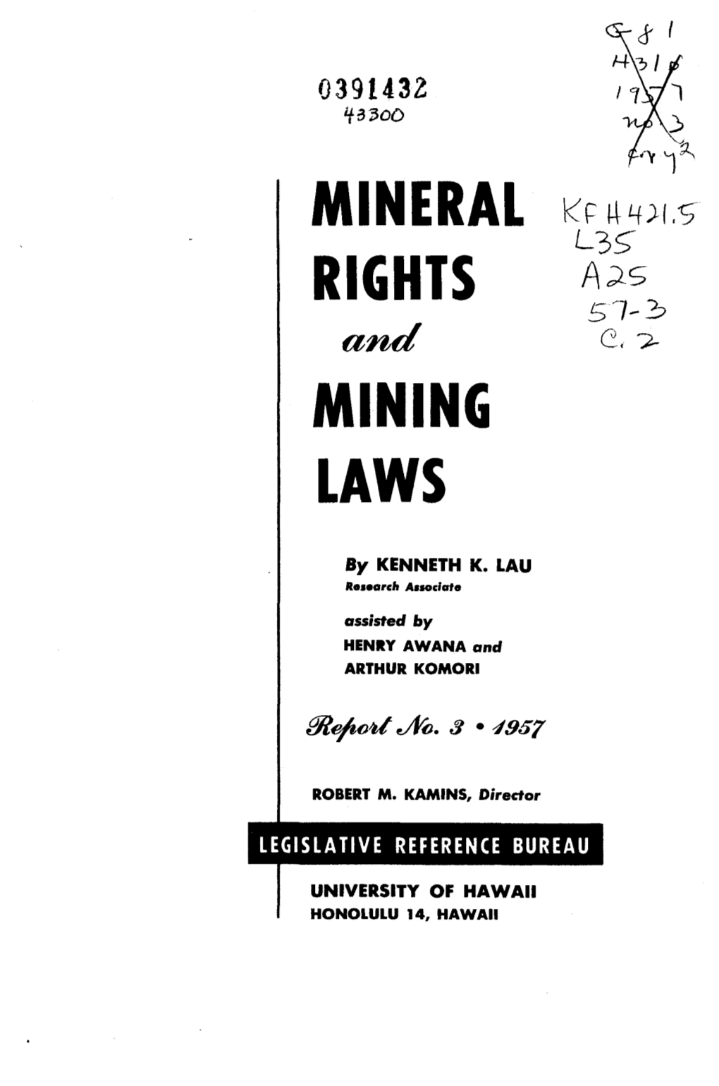 Mineral Rights and Mining Laws