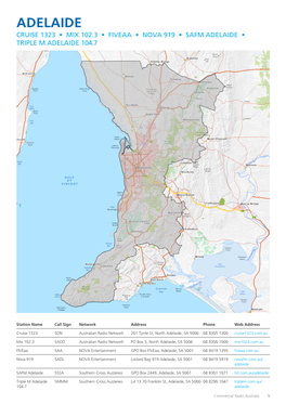 Adelaide Cruise 1323 • Mix 102.3 • Fiveaa • Nova 919 • Safm Adelaide • Triple M Adelaide 104.7