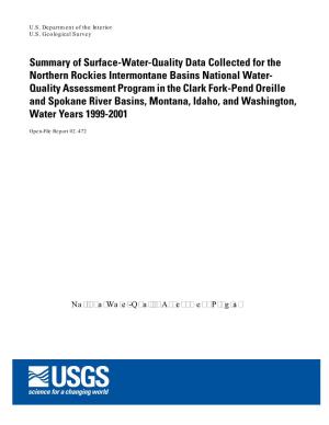 Summary of Surface-Water-Quality