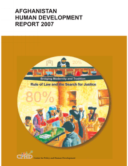 Afghanistan Human Development Report 2007