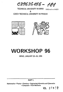 Workshop 96 Brno, January 22-24,1996