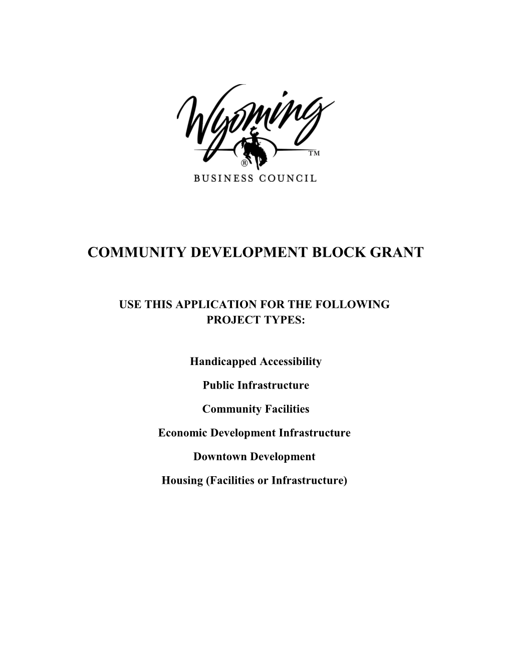 Community Development Block Grant s2