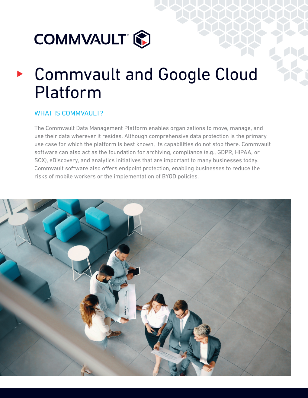 Commvault and Google Cloud Platform