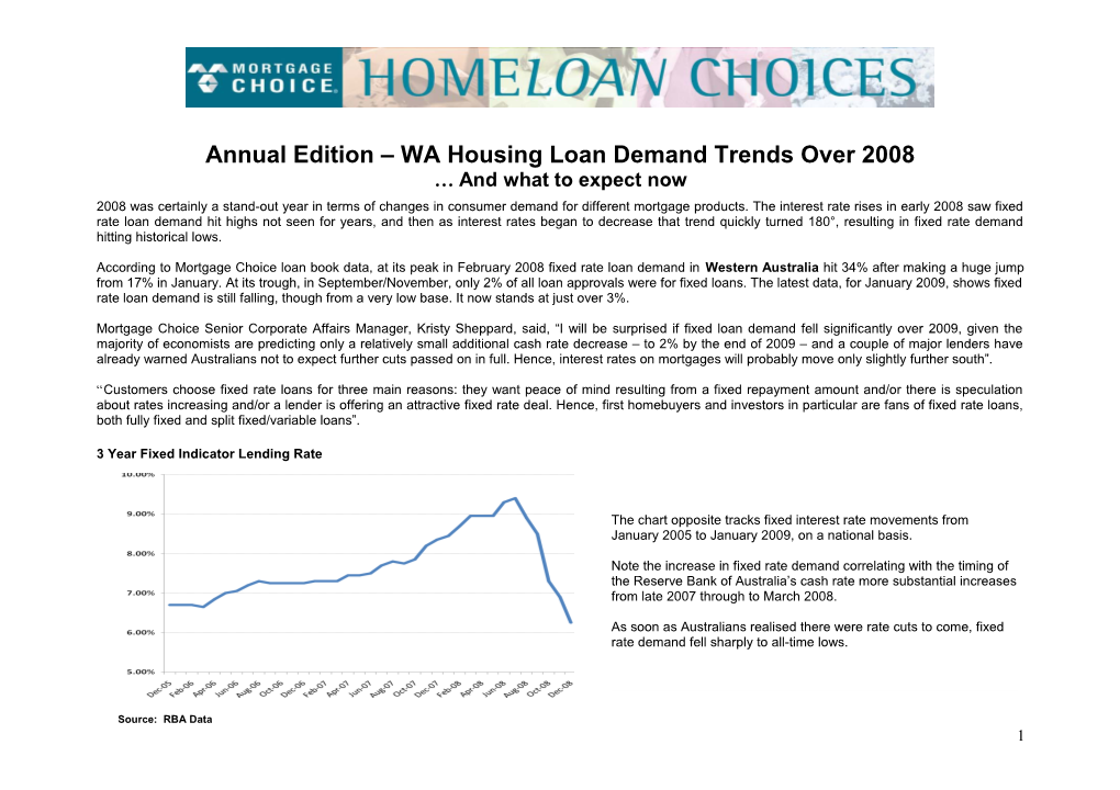 2007 Fixed Rate Demand Driven by Interest Rate Fears