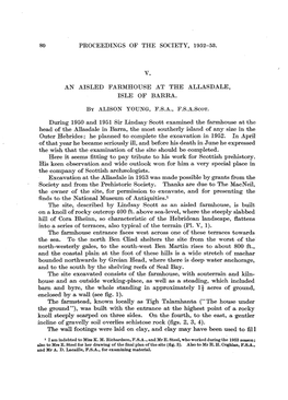 80 Proceedings of the Society, 1952-53. an Aisled