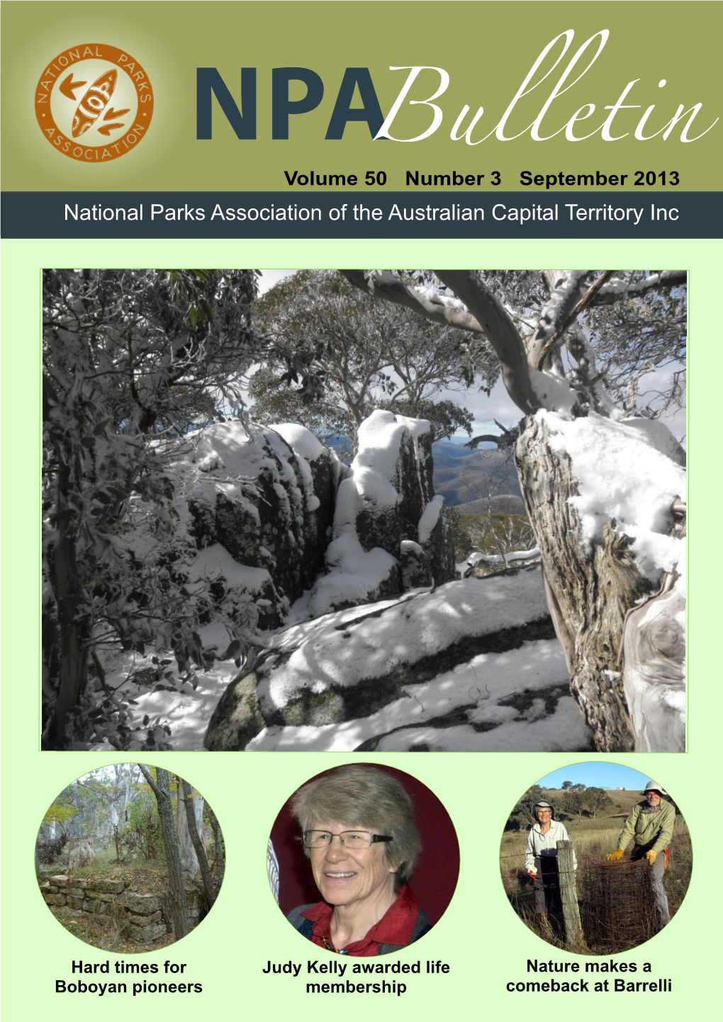 NPA Bulletin Vol 50 No 3 Sept 2013