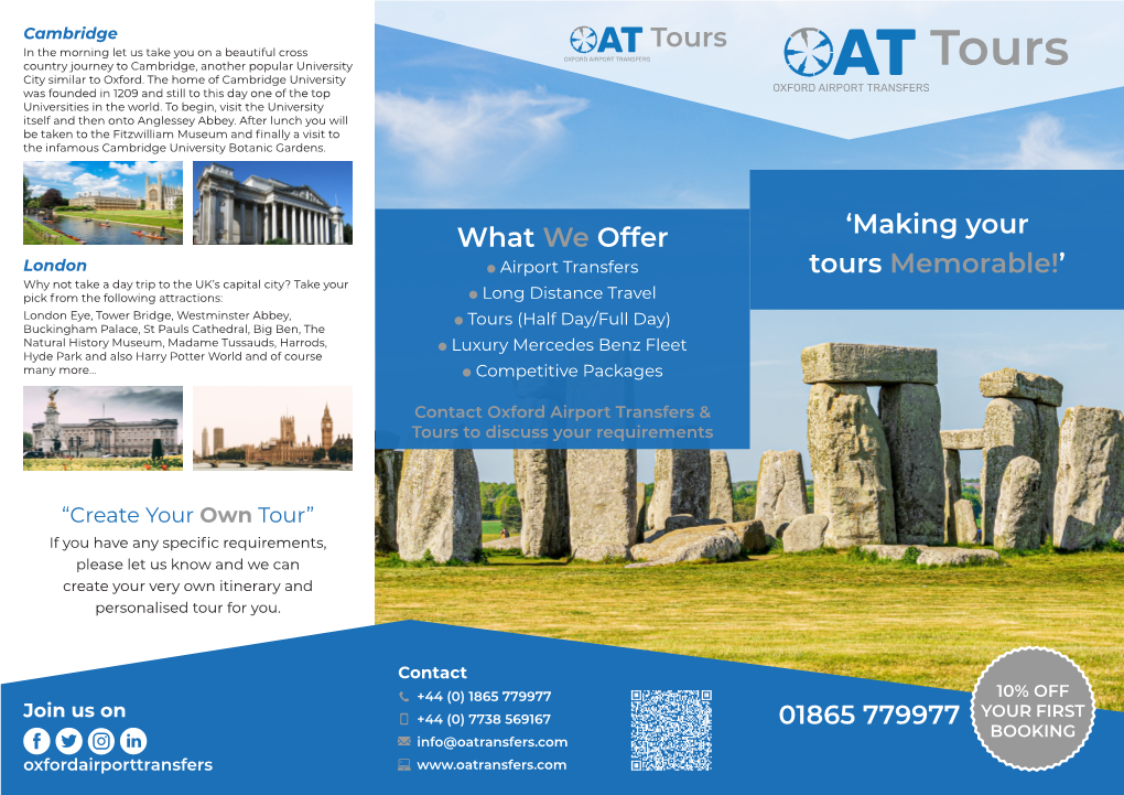 Tours Country Journey to Cambridge, Another Popular University Tours City Similar to Oxford