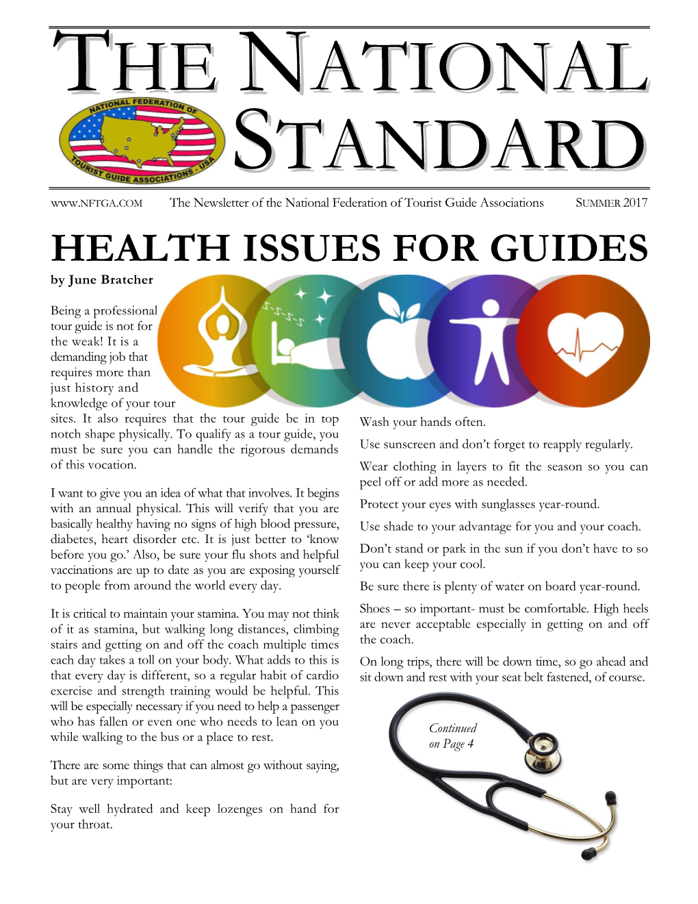 SUMMER 2017 HEALTH ISSUES for GUIDES by June Bratcher