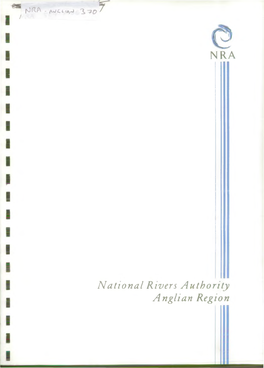 National Rivers Authority Anglian Region L