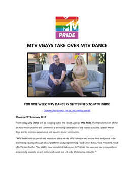 Mtv Vgays Take Over Mtv Dance